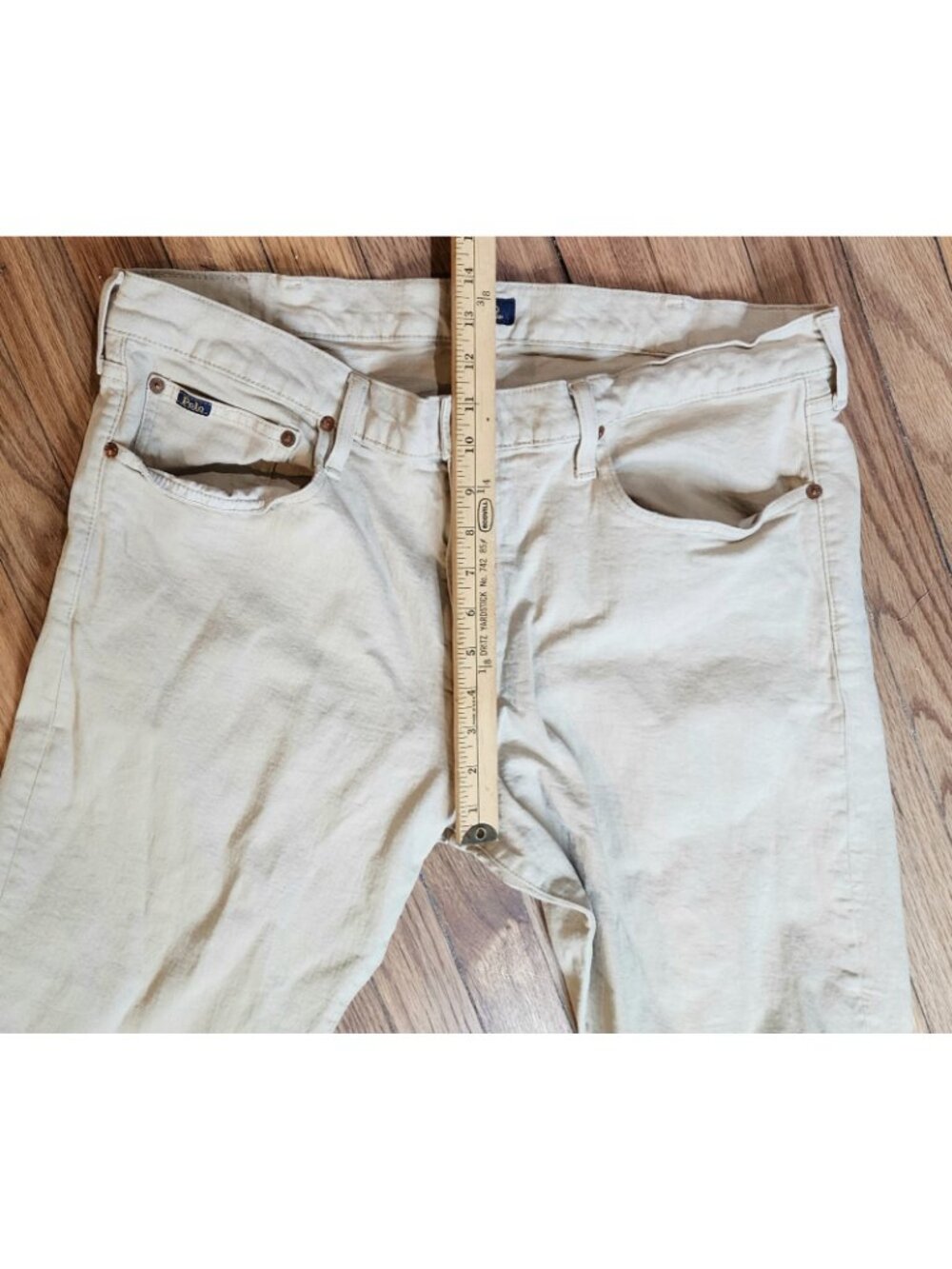 Polo Ralph Lauren Jeans Mens 38x32 Khaki Varick S… - image 4